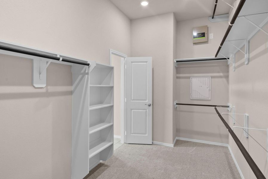 Furnished interior view inside a new home in The Trails 50', New Caney (Image 13).