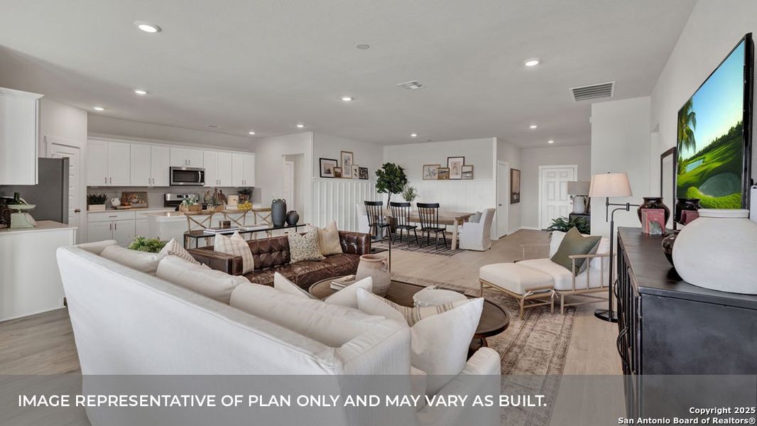 Furnished interior view inside a new home in Hartland Ranch, Lockhart (Image 22).