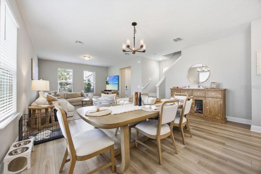 Furnished interior view inside a new home in Highland Ridge, Winter Garden (Image 15).