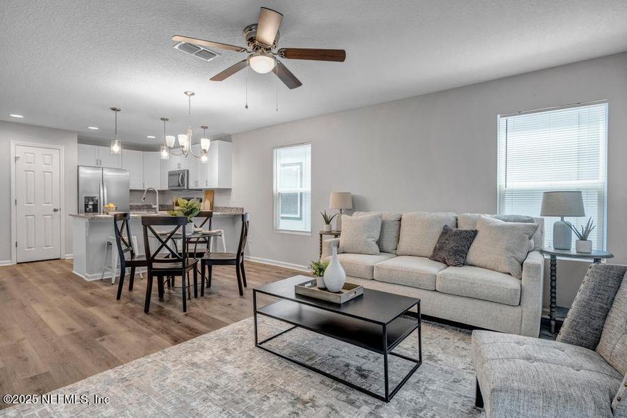 Furnished interior view inside a new home in , Jacksonville (Image 16).