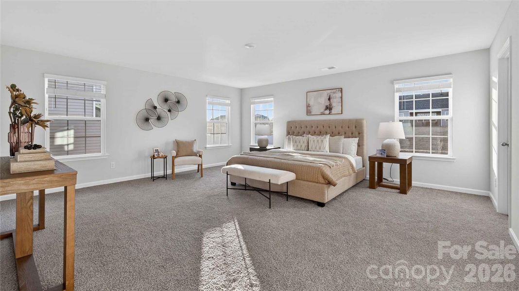 Furnished interior view inside a new home in Wallace Springs, Statesville (Image 14). Furnished interior view inside a new home in Wallace Springs, Statesville (Image 14).