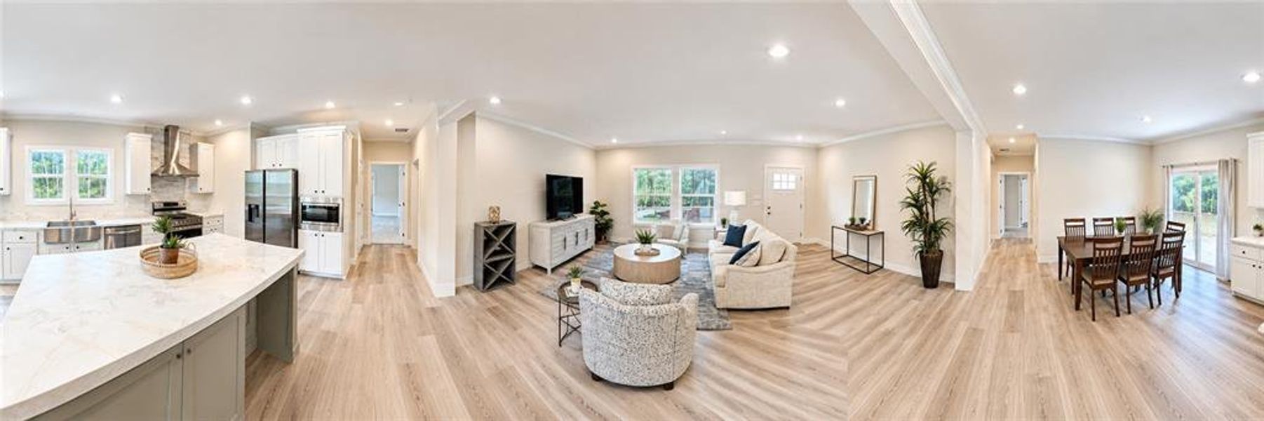 Furnished interior view inside a new home in , Gainesville (Image 5).