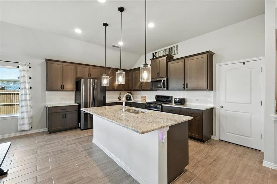 Furnished interior view inside a new home in , Royse City (Image 32).