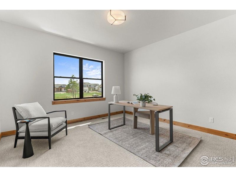 Furnished interior view inside a new home in Harvest Ridge, Berthoud (Image 46).