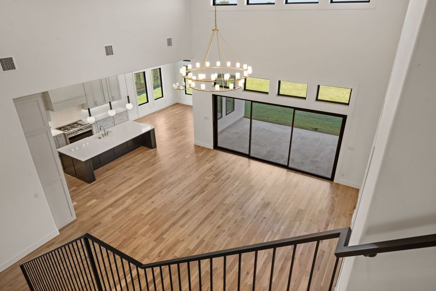 Furnished interior view inside a new home in Montclair, Prosper (Image 34). Furnished interior view inside a new home in Montclair, Prosper (Image 34).