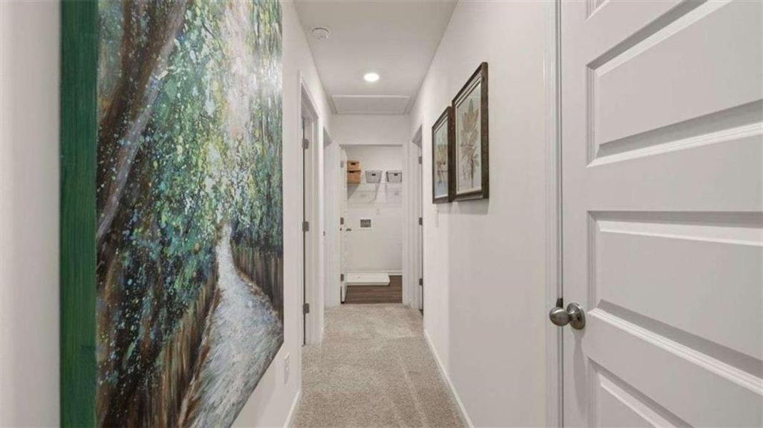 Furnished interior view inside a new home in Poplar Preserve, Newnan (Image 6).