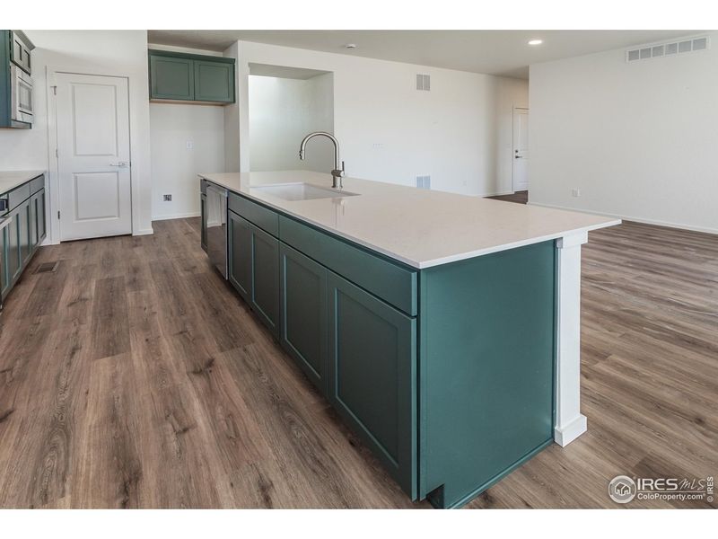 Furnished interior view inside a new home in Trailside Story Collection - Single Family Homes, Timnath (Image 12).