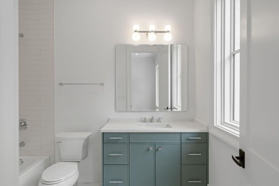 Furnished interior view inside a new home in , Atlanta (Image 51).