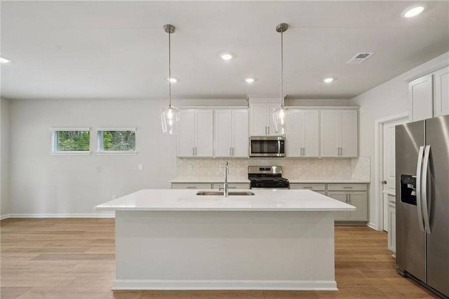 Furnished interior view inside a new home in Westmont Preserve, Powder Springs (Image 17).