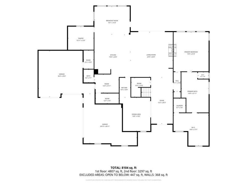 2D floor plan layout of this home in , Buford, GA (Image 6).