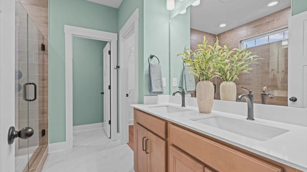 Furnished interior view inside a new home in Fox Hollow, Spartanburg (Image 17).