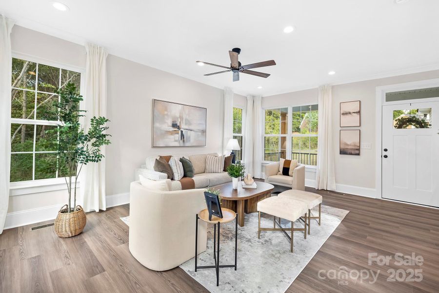 Furnished interior view inside a new home in , Stanley (Image 5).