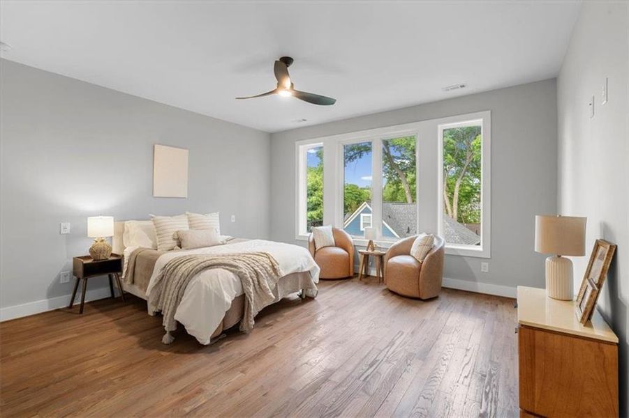 Furnished interior view inside a new home in , Atlanta (Image 28).