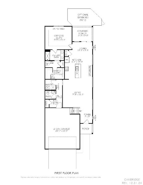 2D floor plan layout of this home in The Courtyards at Oak Grove, Durham, NC (Image 26).