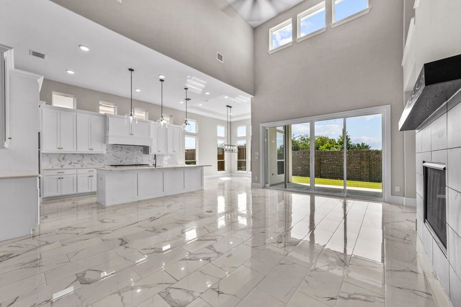 Representative unfurnished interior of a home built from the Venetian by Landon Homes in Lexington Frisco, Frisco (Image 12). Representative unfurnished interior of a home built from the Venetian by Landon Homes in Lexington Frisco, Frisco (Image 12).