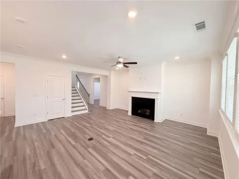 Spacious, unfurnished interior of a new home in Bailey Fence, Dacula (Image 17). Spacious, unfurnished interior of a new home in Bailey Fence, Dacula (Image 17).