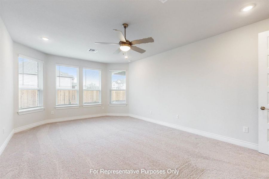 Spacious, unfurnished interior of a new home in Barksdale, Leander (Image 13).