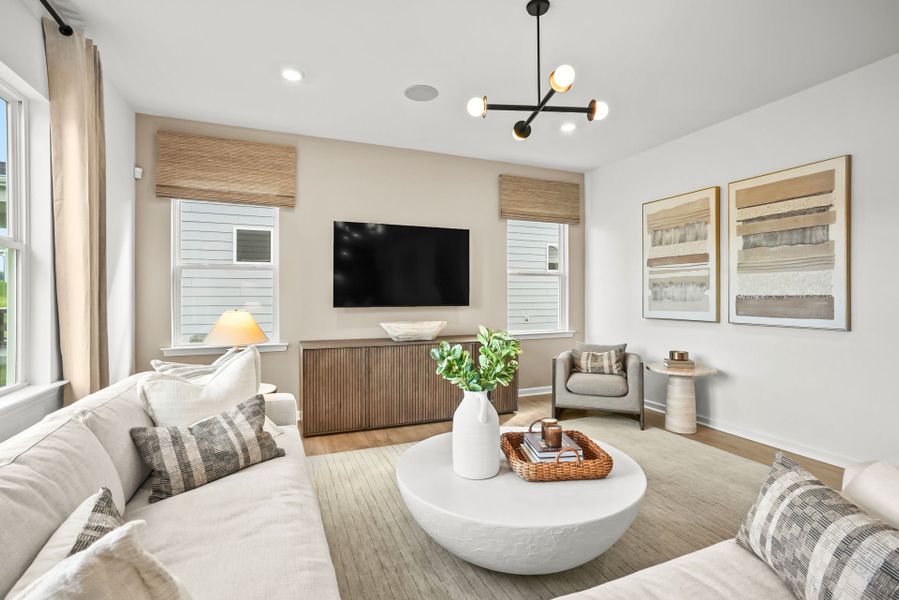 Representative furnished interior of a home built from the Austin by Pulte Homes in Cannon Run, Concord (Image 16).