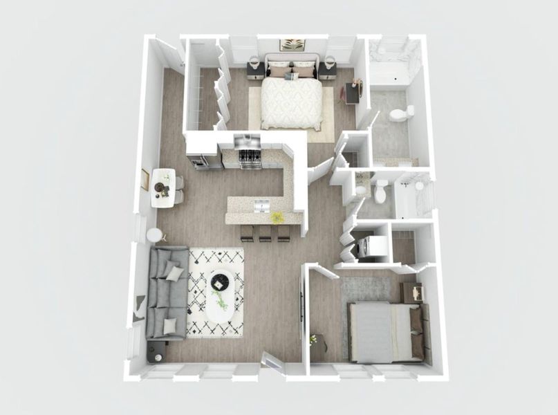 2D floor plan layout of this home in , San Leon, TX (Image 3). 2D floor plan layout of this home in , San Leon, TX (Image 3).