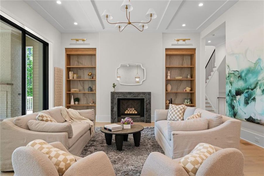 Furnished interior view inside a new home in , Brookhaven (Image 13).