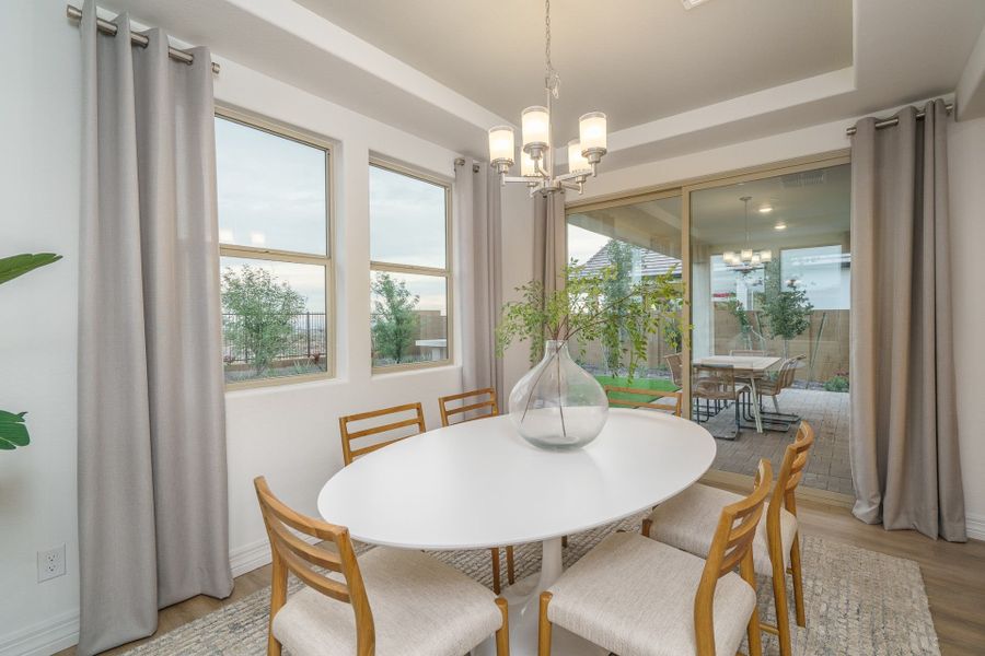 Furnished interior view inside a new home in The Ridge at Sienna Hills, Buckeye (Image 13).