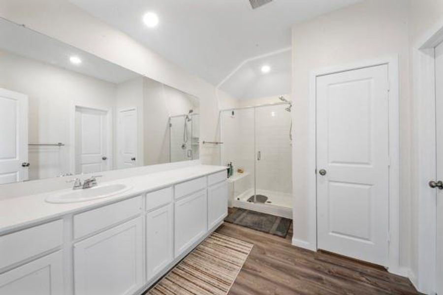 Furnished interior view inside a new home in Sterling Point at Baytown Crossings: Wildflower II Collection, Baytown (Image 6).