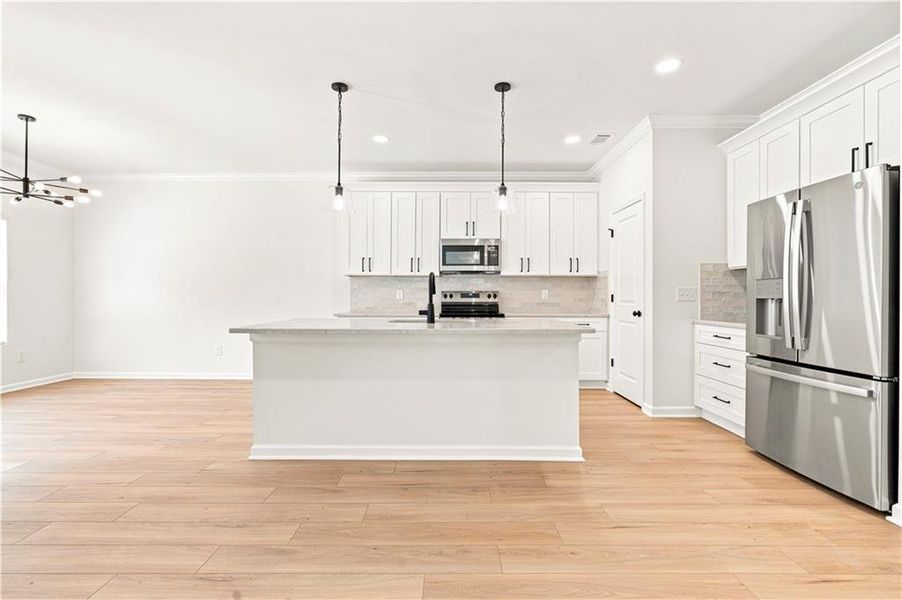Furnished interior view inside a new home in , Rydal (Image 8).