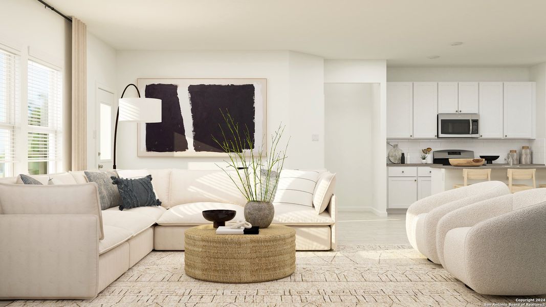 Furnished interior view inside a new home in , Corpus Christi (Image 20).