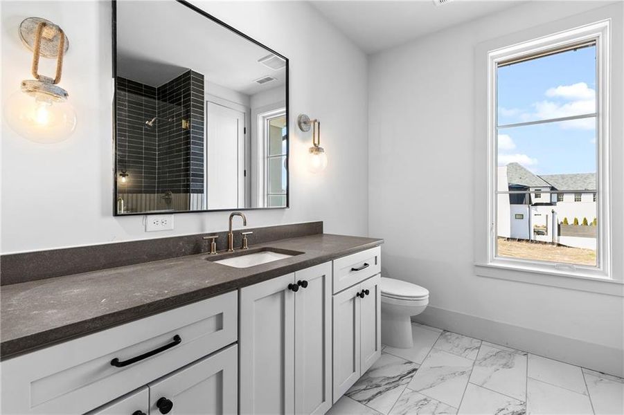 Furnished interior view inside a new home in , Fayetteville (Image 38).