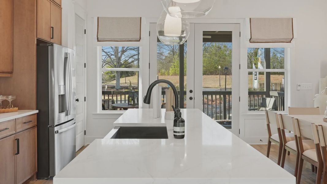 Furnished interior view inside a new home in The Eighteen, Atlanta (Image 12).