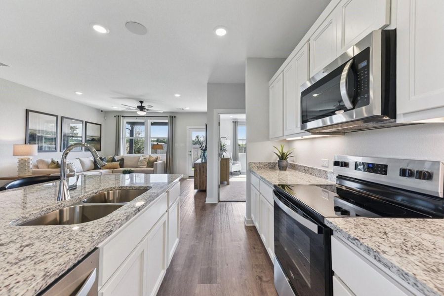 Furnished interior view inside a new home in Eastwood at Sonterra, Jarrell (Image 10).