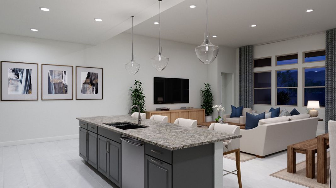 Kitchen-Greatroom - Virtual Photo