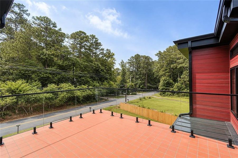 Exterior details and patio area of a home in , Atlanta (Image 30). Exterior details and patio area of a home in , Atlanta (Image 30).