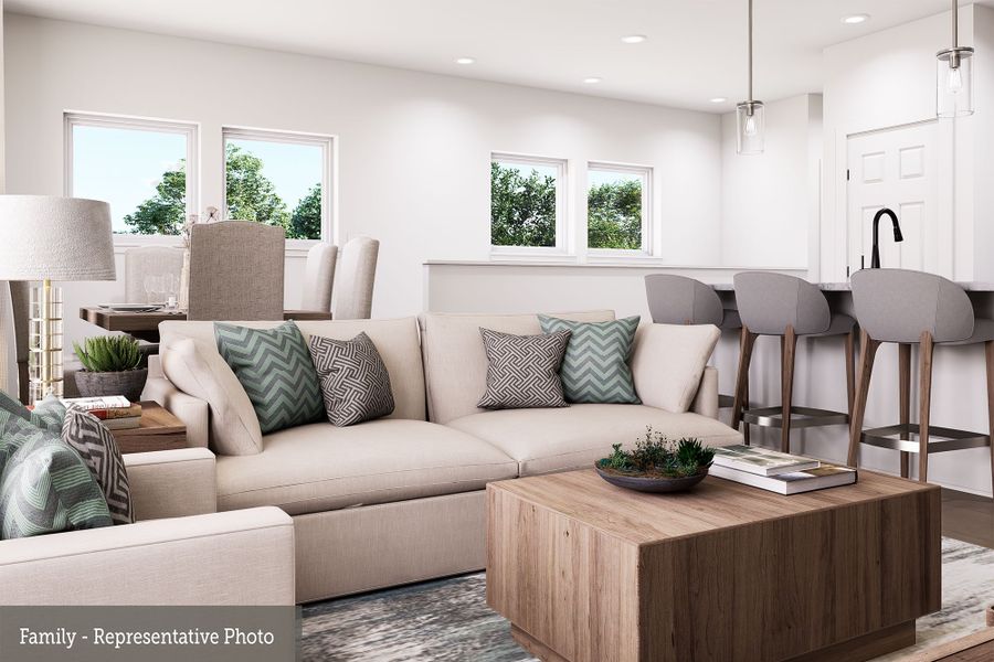 The Brenner - Family Room The Brenner - Family Room