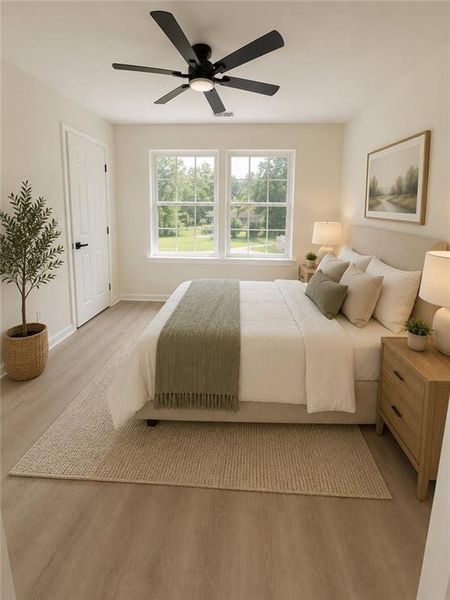 Furnished interior view inside a new home in , Stockbridge (Image 10).
