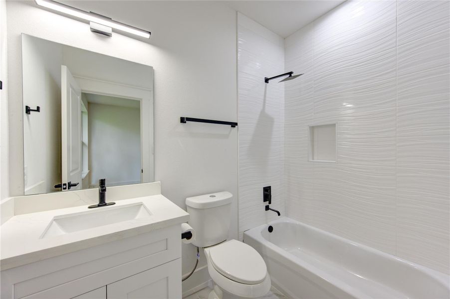 Furnished interior view inside a new home in , Houston (Image 10).