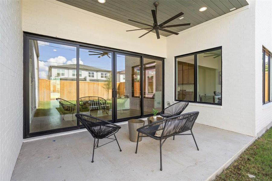 Exterior details and patio area of a home in , Dallas (Image 25). Exterior details and patio area of a home in , Dallas (Image 25).