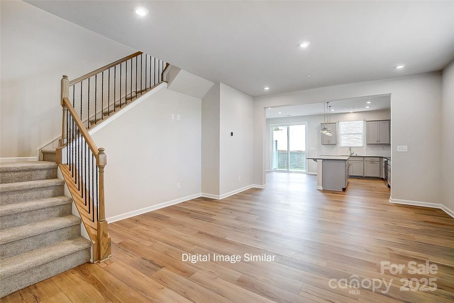 Spacious, unfurnished interior of a new home in Hedgecliff Townes, Kannapolis (Image 22). Spacious, unfurnished interior of a new home in Hedgecliff Townes, Kannapolis (Image 22).