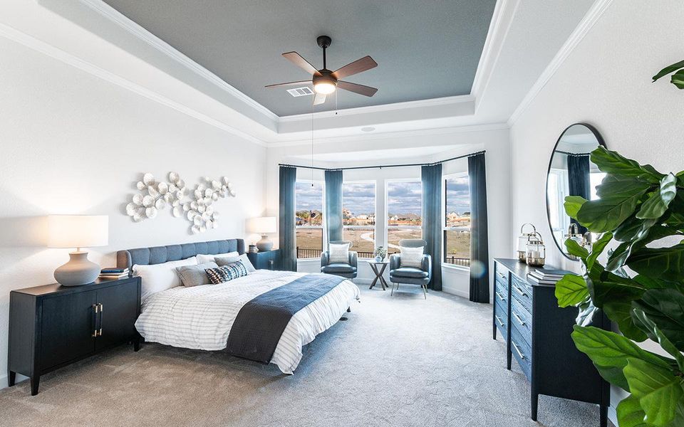 Representative furnished interior of a home built from the Sonora by CastleRock Communities in Solterra, Mesquite (Image 10).