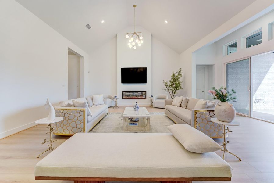 Furnished interior view inside a new home in , Missouri City (Image 9).