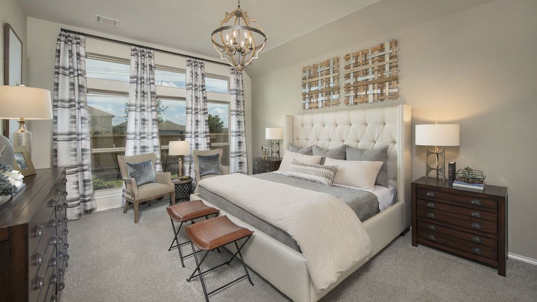 Representative furnished interior of a home built from the 2026W by Perry Homes in Veramendi, New Braunfels (Image 15).