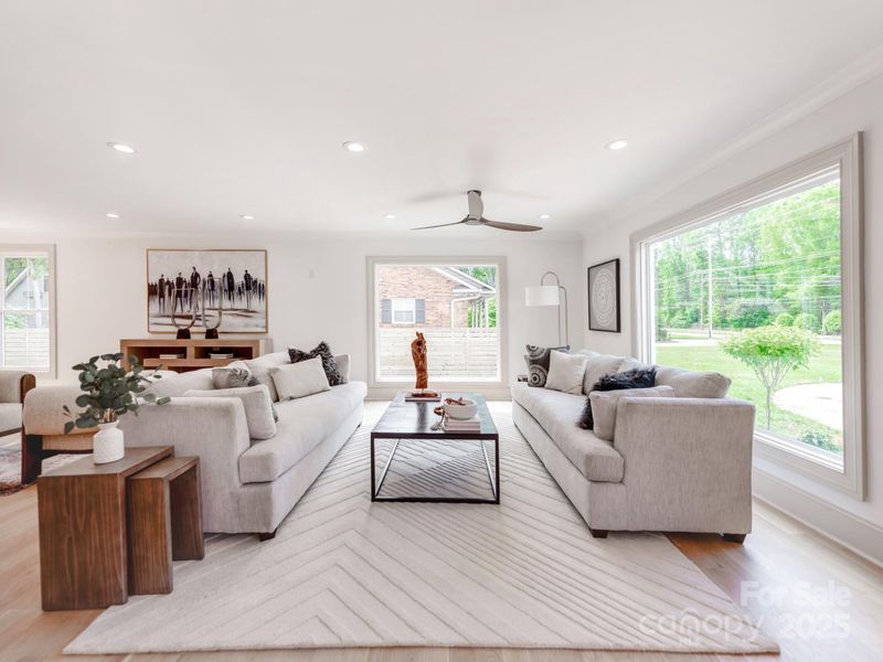 Furnished interior view inside a new home in , Charlotte (Image 8).