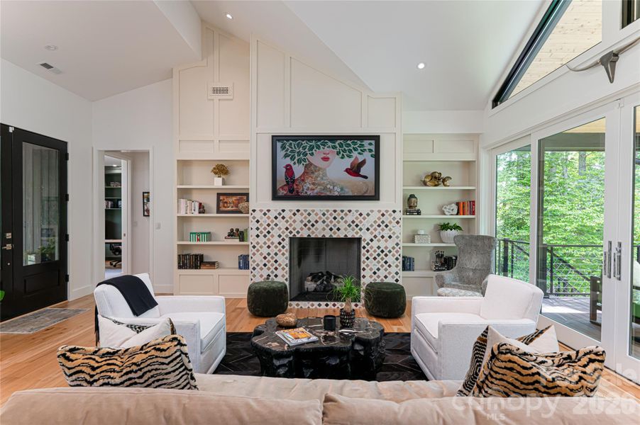 Furnished interior view inside a new home in , Weaverville (Image 9).