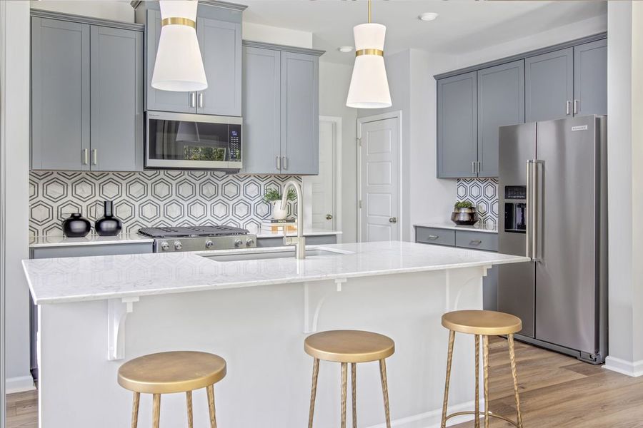 Representative furnished interior of a home built from the 1913 Modeled by KB Home in Brooks Mill - Reserve Series, Durham (Image 5).