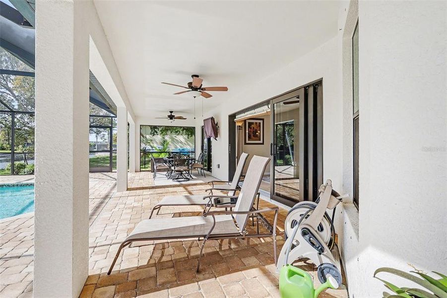 Exterior details and patio area of a home in , Cape Coral (Image 4). Exterior details and patio area of a home in , Cape Coral (Image 4).