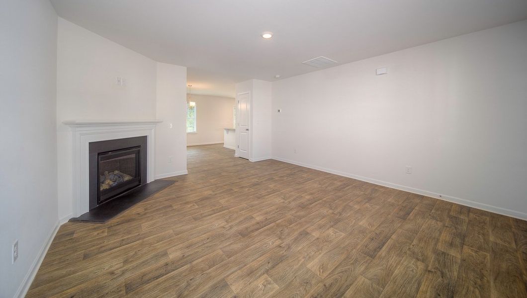 Representative unfurnished interior of a home built from the Brandon by D.R. Horton in Brookside Farms - The Meadows, Greer (Image 17).