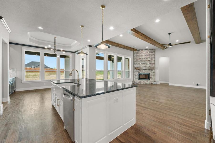 Furnished interior view inside a new home in , Waxahachie (Image 11).