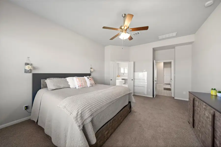 Furnished interior view inside a new home in Waterstone on Lake Conroe, Montgomery (Image 5).