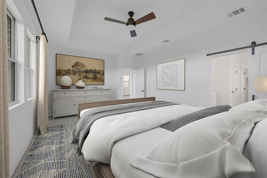 Furnished interior view inside a new home in Heritage Ranch, Sherman (Image 9).