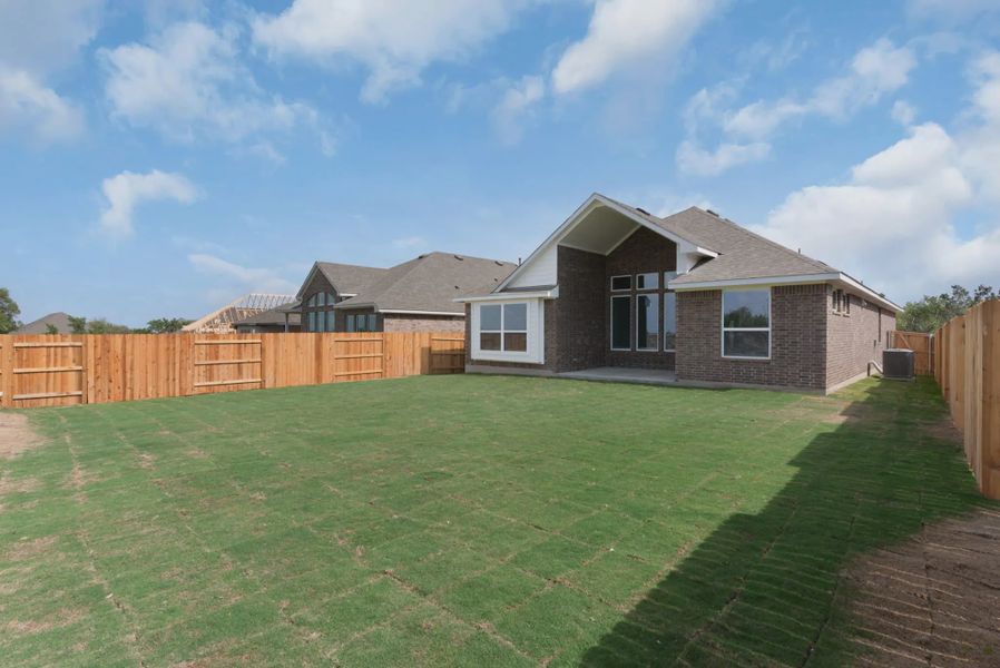 Representative exterior details of a home built from the Brooks by Chesmar Homes in University Heights, McKinney (Image 4).